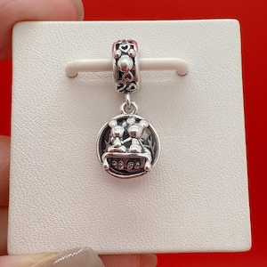 Disney Mickey and Minnie Happily Ever After Charm,Pandora Charm,Charm for bracelet