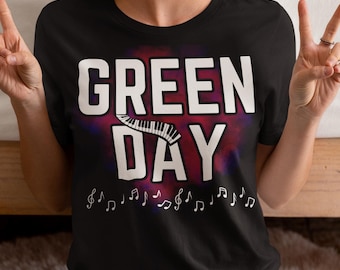 Green Day Band T-Shirt, 90er Jahre Punk-Rock T-Shirt, Unisex
