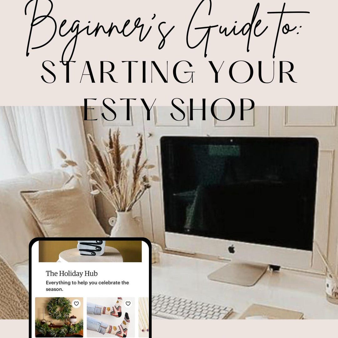 Etsy Beginner Guide How to Guide Start a Business - Etsy