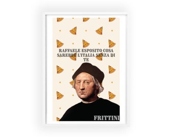 Posterprint "Raffaele Esposito" in Holzrahmen