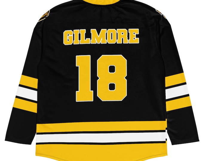 Featured listing image: BONK Golfwear Gilmore Black Hockey Jersey