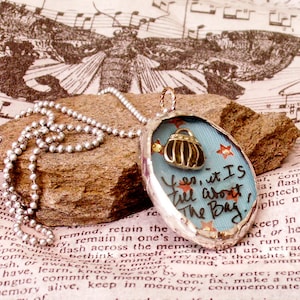 Collage Eyeglass Charm Handbag Pendant Soldered Necklace with Ball Chain Yes, It Is All About the Bag! Unique Gift