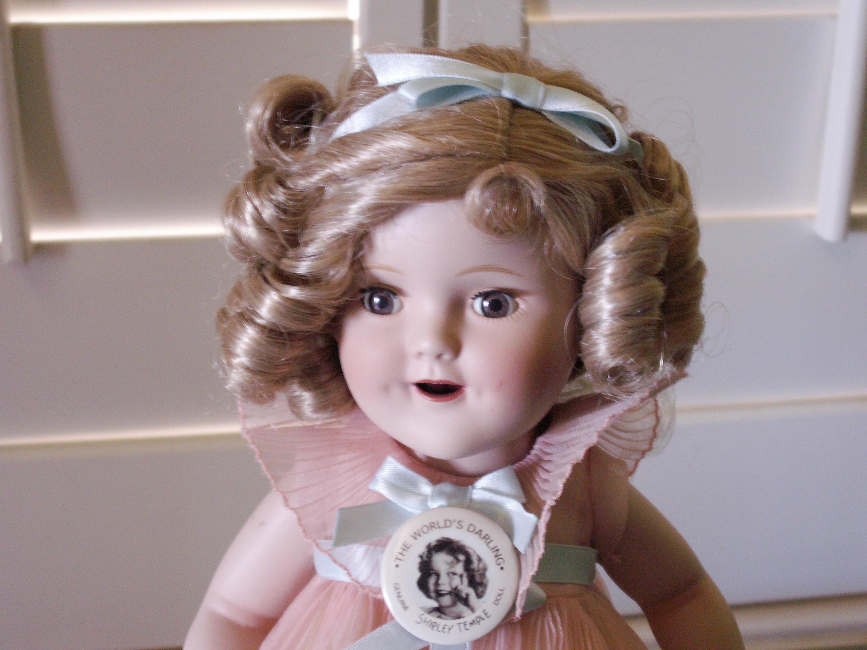 Porcelain Shirley Temple Doll