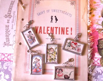 Charms Supplies for Necklaces, Bracelets Valentine Romance Style Silvertone Lobster Claw Findings