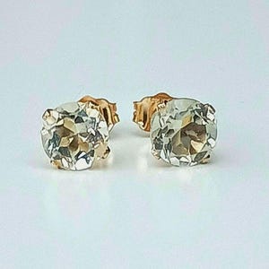 AAA Grade Natural Prasiolite gemstone in 14K Gold Filled Setting