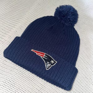 New England Patriots Bling Beanie - Etsy display picture 2