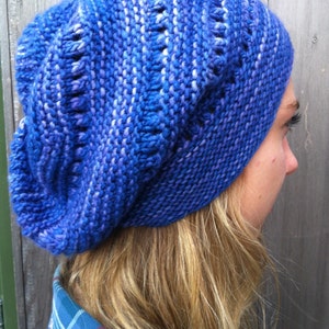 Slouchy Hat - Knitting Pattern - Etsy