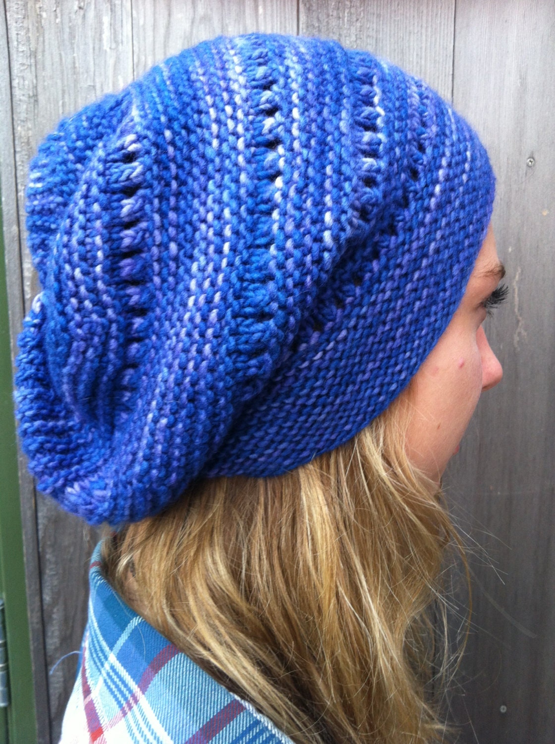 Slouchy Hat - Knitting Pattern - Etsy