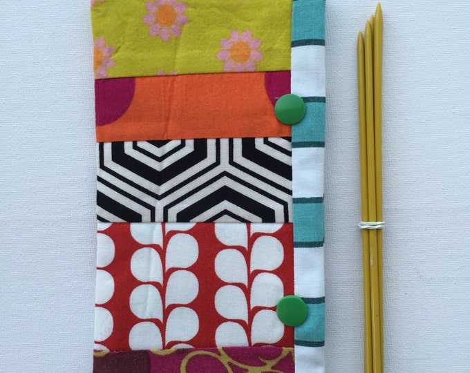 Double Pointed Knitting Needle Holder Patchwork 6 Inch Etsy