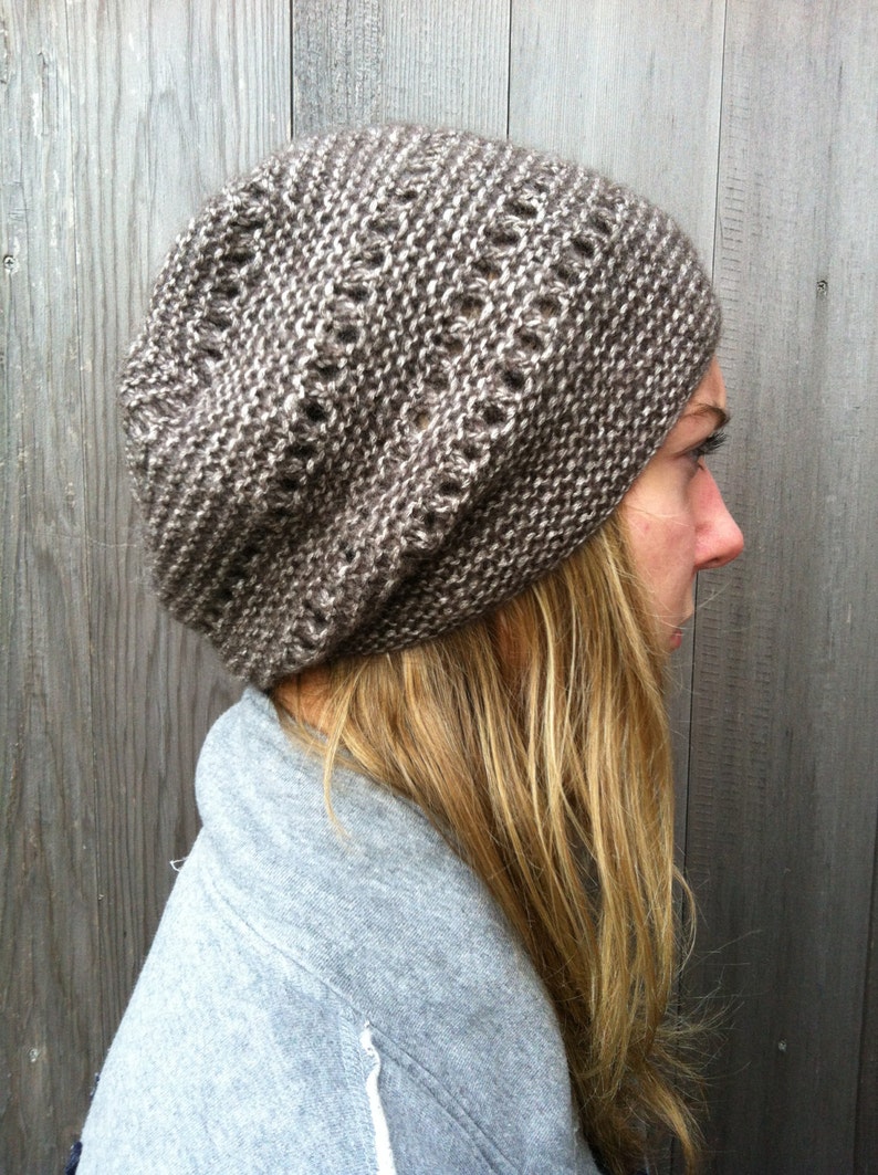 Slouchy Hat - Knitting Pattern - Etsy