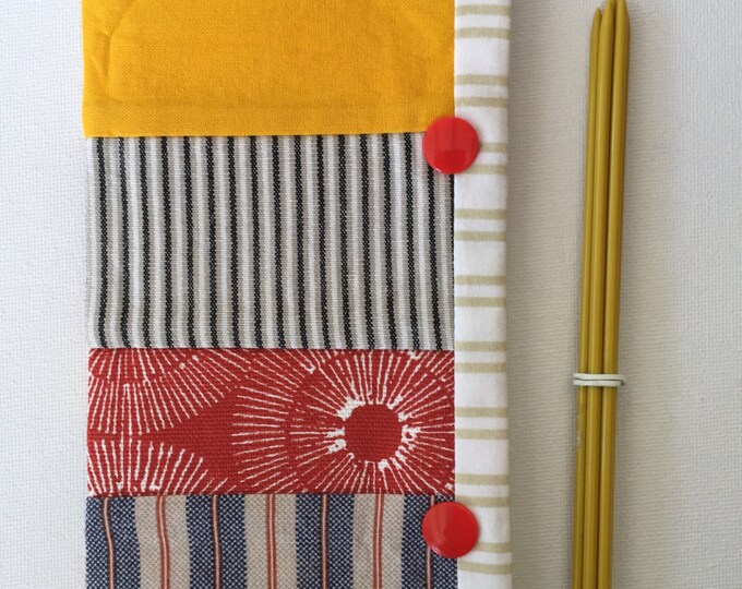 Double Pointed Knitting Needle Holder Patchwork 6 Inch Etsy