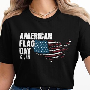 T-shirt pour le jour du drapeau américain, sweat-shirt, sweat à capuche, vêtements patriotiques pour carte des États-Unis, cadeau vieilli le 14 juin, célébration de l'Amérique