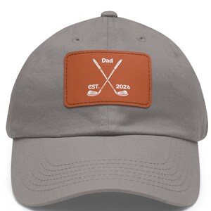Dad Golf Clubs Customized EST year Unisex Distressed Cap  | Gift for Dads | Dad&#39;s Birthday  | Father&#39;s Day Gift