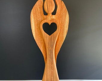 Wood sculpture (wooden carving, sculpture, garden decoration)