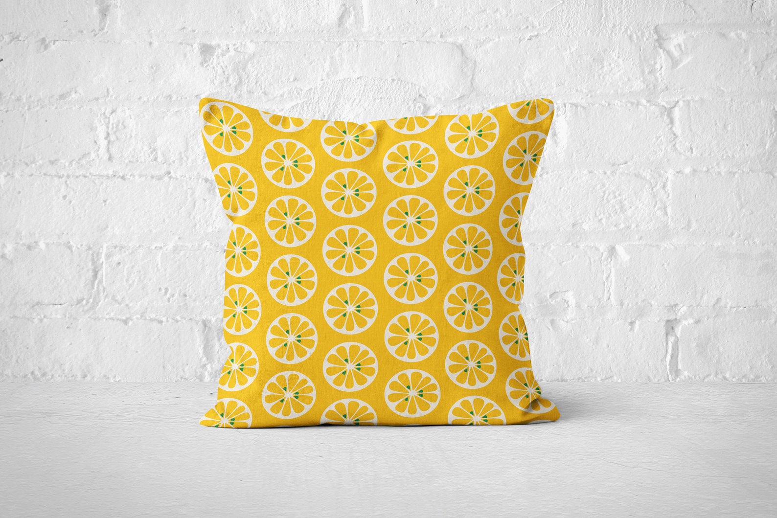 Lemon throw pillow yellow throw pillow spring decor hostess Etsy