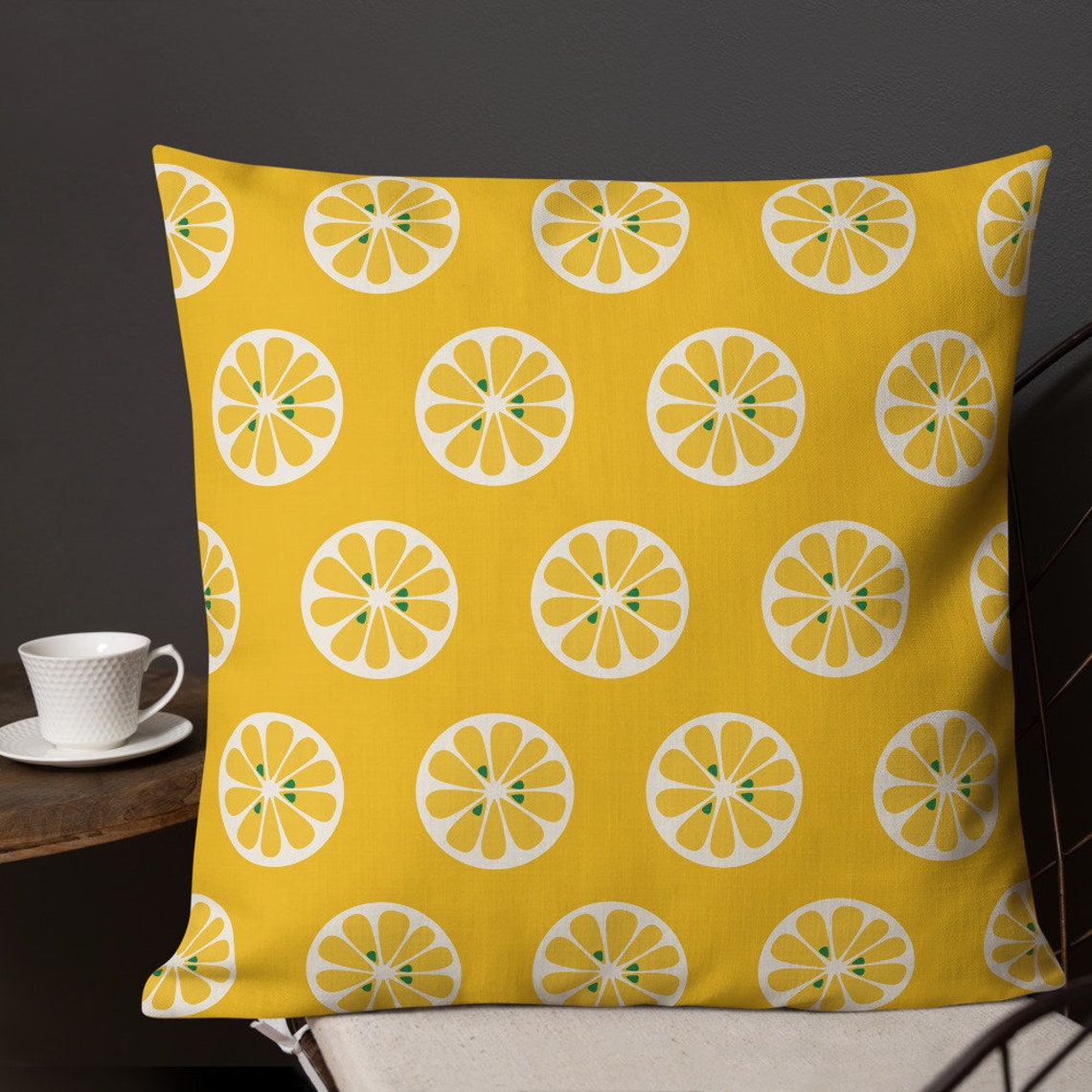 Lemon throw pillow yellow throw pillow spring decor hostess Etsy
