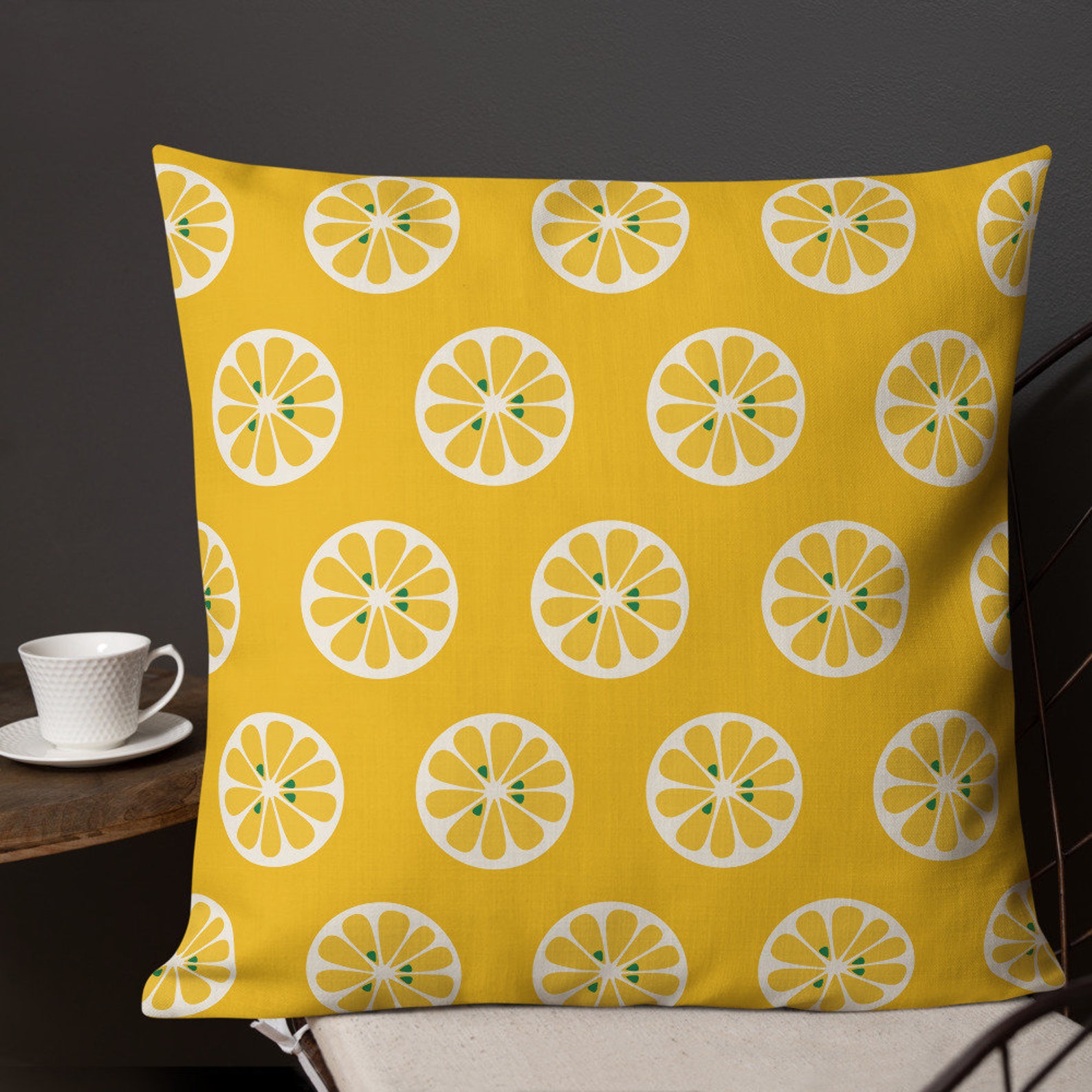 Lemon throw pillow yellow throw pillow spring decor hostess Etsy