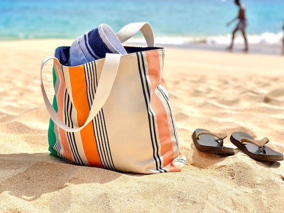 Fine Stripe Webbing in Sand Fine Stripe Webbing in Sand