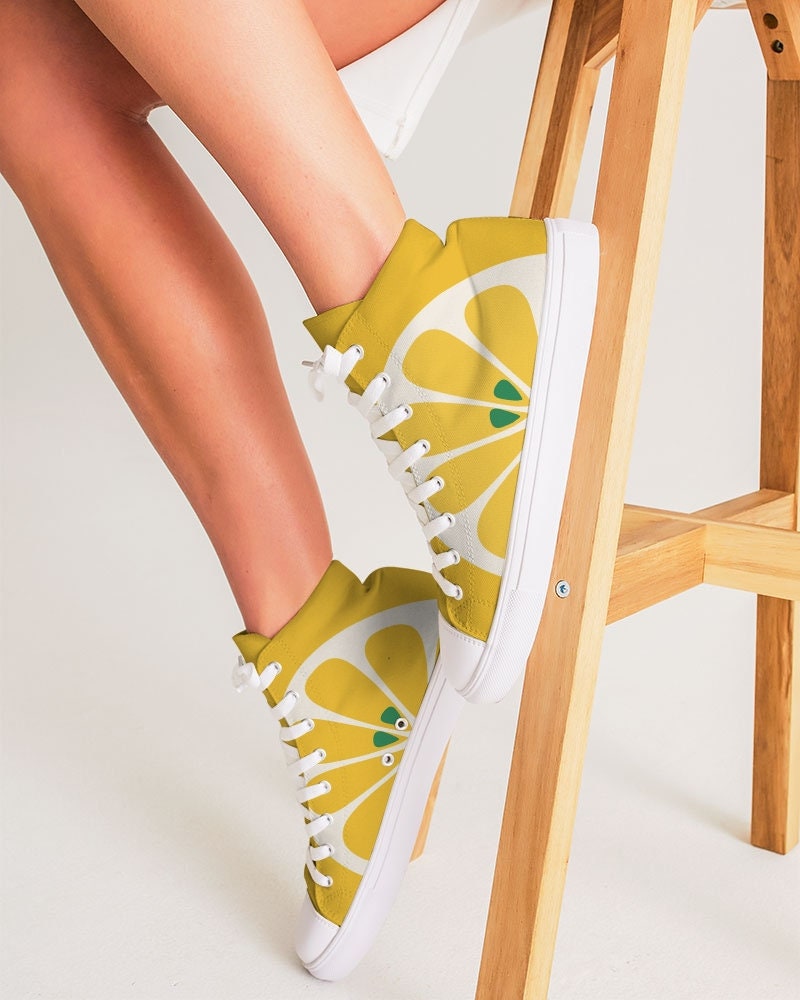 lemon yellow sneakers