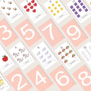 Gift for Montessori teachers home school Montessori activity Learn Numbers, Math and Counting  Montessori daycare tool INSTANT DOWNLOAD