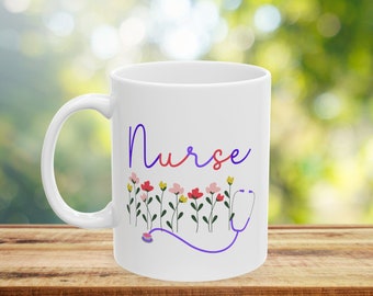 Nurse Ceramic Mug, Gift for Nurses