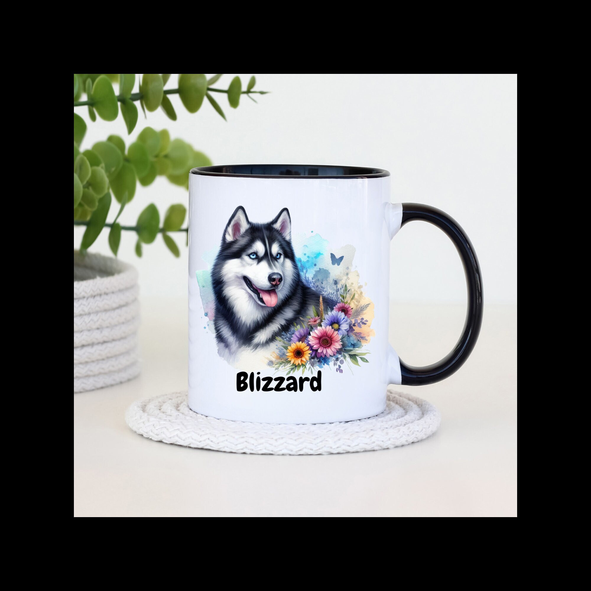 Personalized Husky Mug, gift for Husky Lovers
