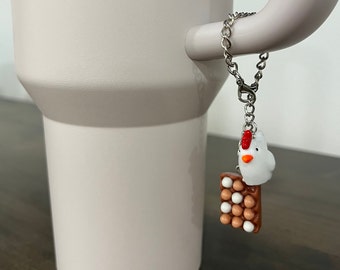 Chicken Charm, Cup Charm, Gift Idea, Stanley Cup