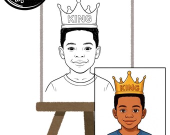 DIY-verffeestje | Voorgetrokken canvas met omtrek | schilderij kind | Verf en nip | Vooraf geschetst kunstfeest | Kleurplaat | Sjabloon