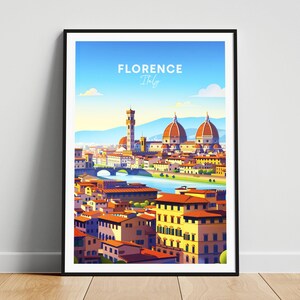 Florenz Reise Druck - Italien Reise Poster, Florenz Poster, Florenz Italien Poster, personalisiertes Geschenk, Hochzeitsgeschenk, individueller Text