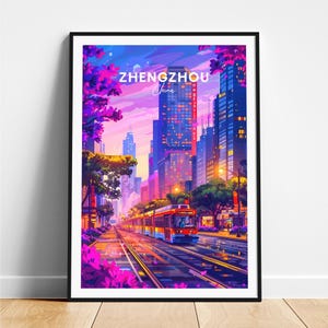 Zhengchui Reisedruck - Chinareiseplakat, Zhengshi-Plakat, Zhengxin-Plakat, personalisiertes Geschenk, Hochzeitsgeschenk, benutzerdefinierter Text