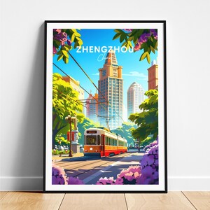 Zhengchui Reisedruck - Chinareiseplakat, Zhengshi-Plakat, Zhengxin-Plakat, personalisiertes Geschenk, Hochzeitsgeschenk, benutzerdefinierter Text