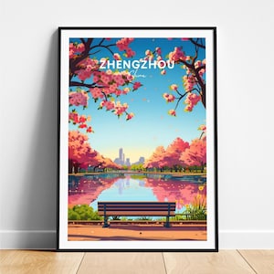 Zhengchui Reisedruck - Chinareiseplakat, Zhengshi-Plakat, Zhengxin-Plakat, personalisiertes Geschenk, Hochzeitsgeschenk, benutzerdefinierter Text
