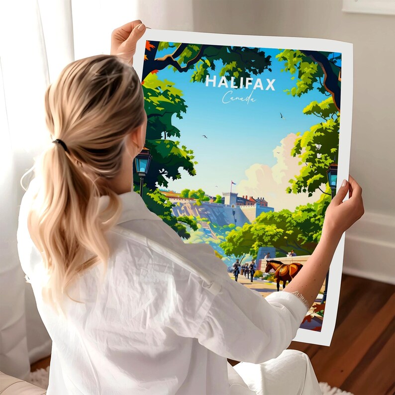 Halifax Travel Print Canada Travel Poster, Halifax Poster, Halifax Nova