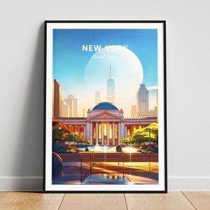 New York City Reise - Kunst, New York City Poster, New York Poster, personalisiertes Geschenk, Hochzeitsgeschenk, USA Wandkunst