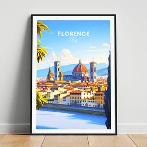 Florenz Reise Druck - Italien Reise Poster, Florenz Poster, Florenz Italien Poster, personalisiertes Geschenk, Hochzeitsgeschenk, individueller Text