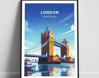 London travel print - United Kingdom wall art, London poster, UK poster, Personalized Gift, Wedding gift, Custom Text