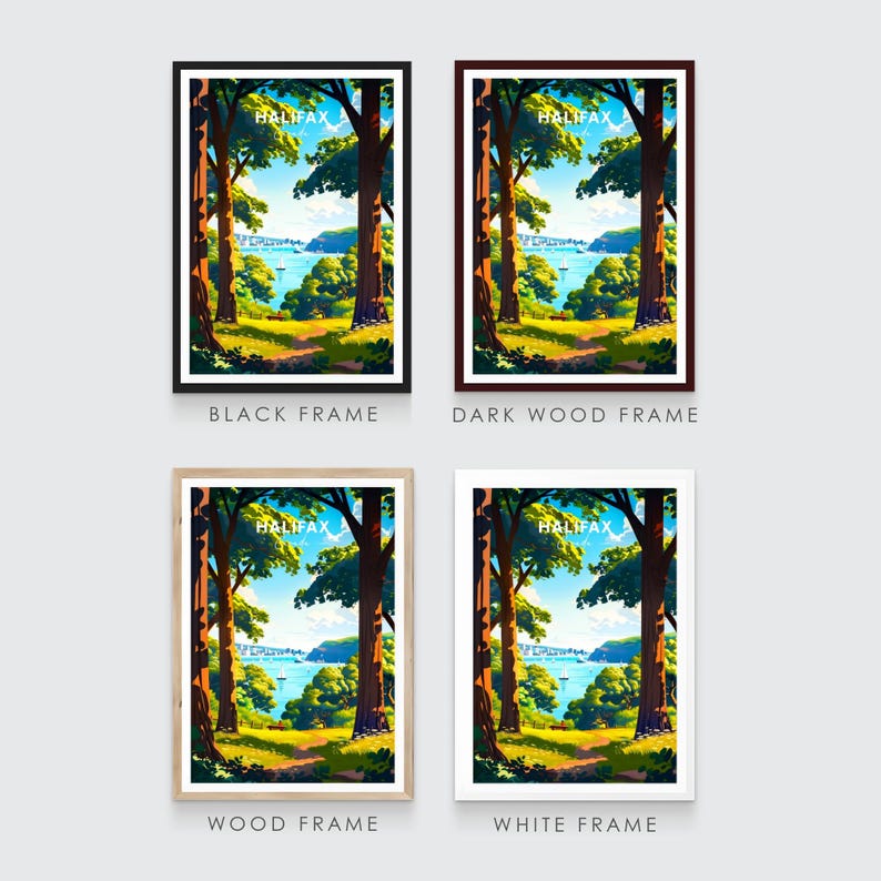 Halifax Travel Print Canada Travel Poster, Halifax Poster, Halifax Nova