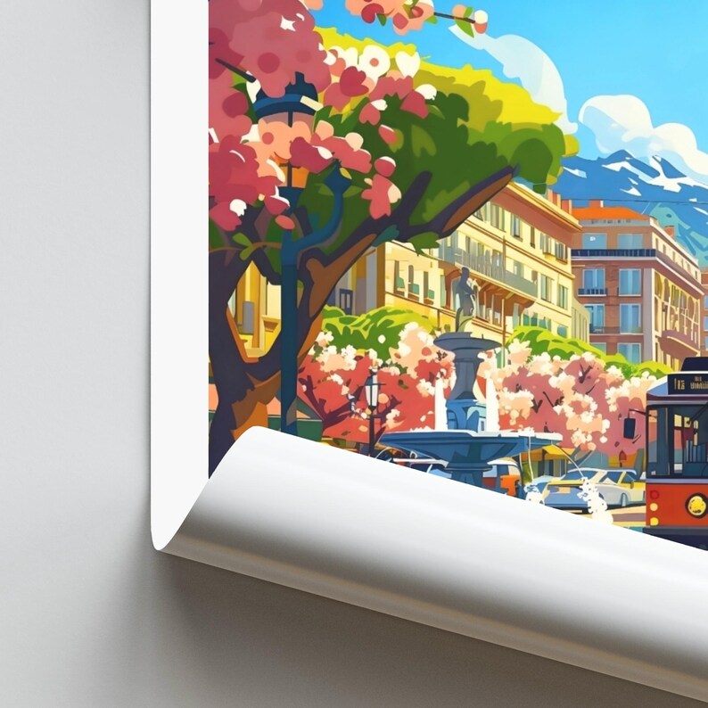 Toulon Travel Print France Travel Poster, Toulon Poster, Toulon France