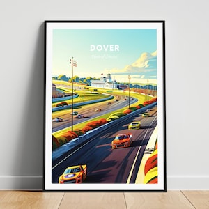 Dover travel print - US travel poster, Dover poster, Delaware poster, Personalized Gift, Wedding gift, Custom Text