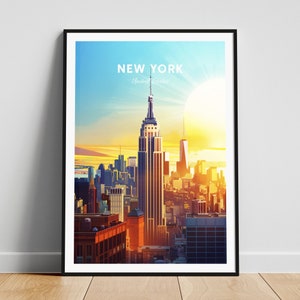 New York City Reise - Kunst, New York City Poster, New York Poster, personalisiertes Geschenk, Hochzeitsgeschenk, USA Wandkunst