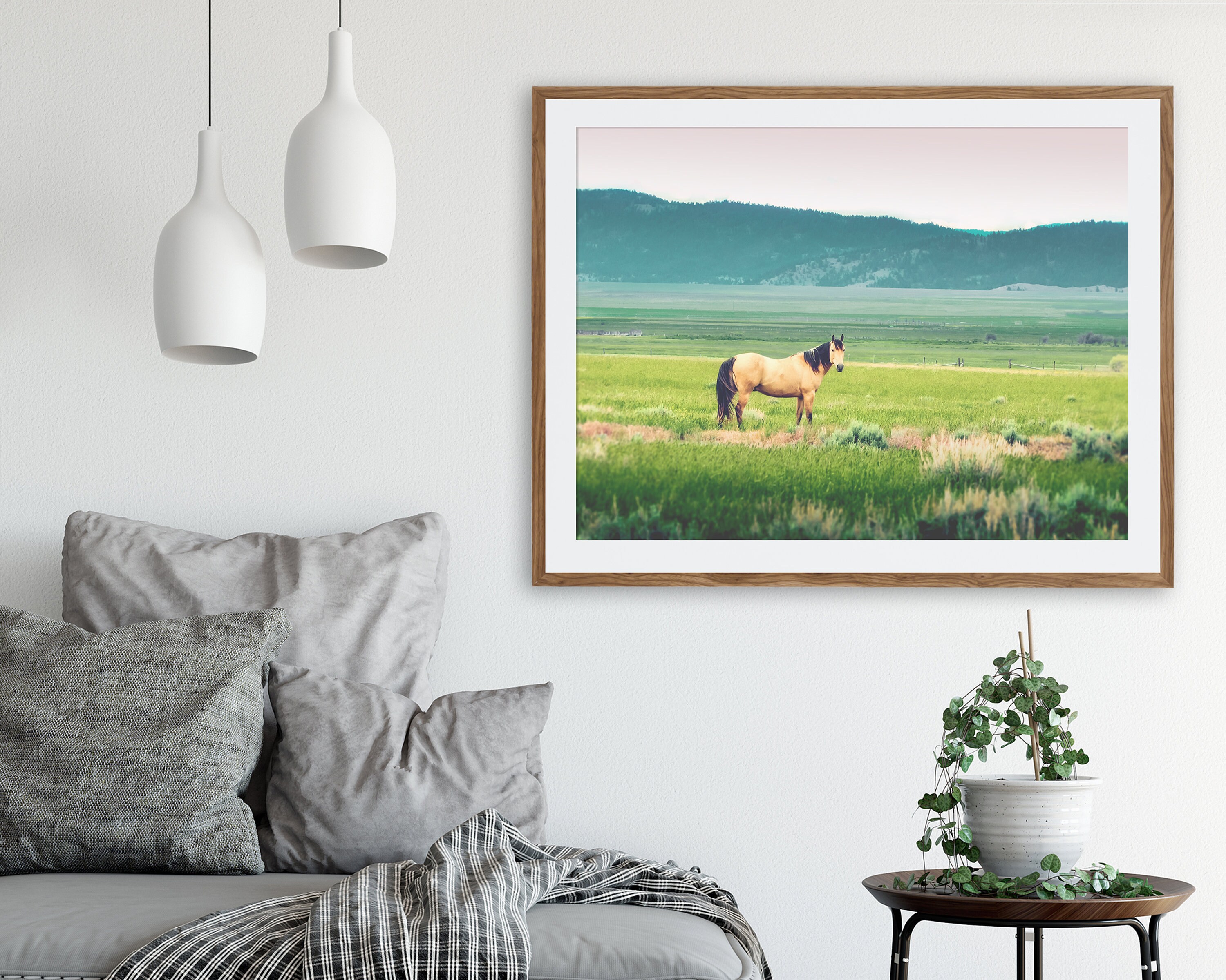 Western Horse Wall Art Etsy