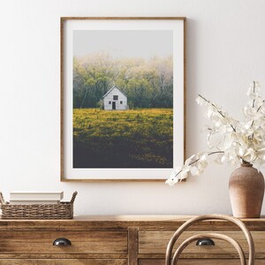 Dreamy Landscape and Barn Photography - Western wall art - Western wall decor - landscape print - nature prints - large wall art - barn art