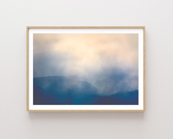 "Beartooths Storm" - Stormy mountains landscape photography print