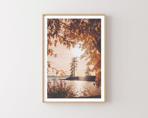 "Lake Tahoe Fall" - Peaceful Lake Tahoe Landscape Photography