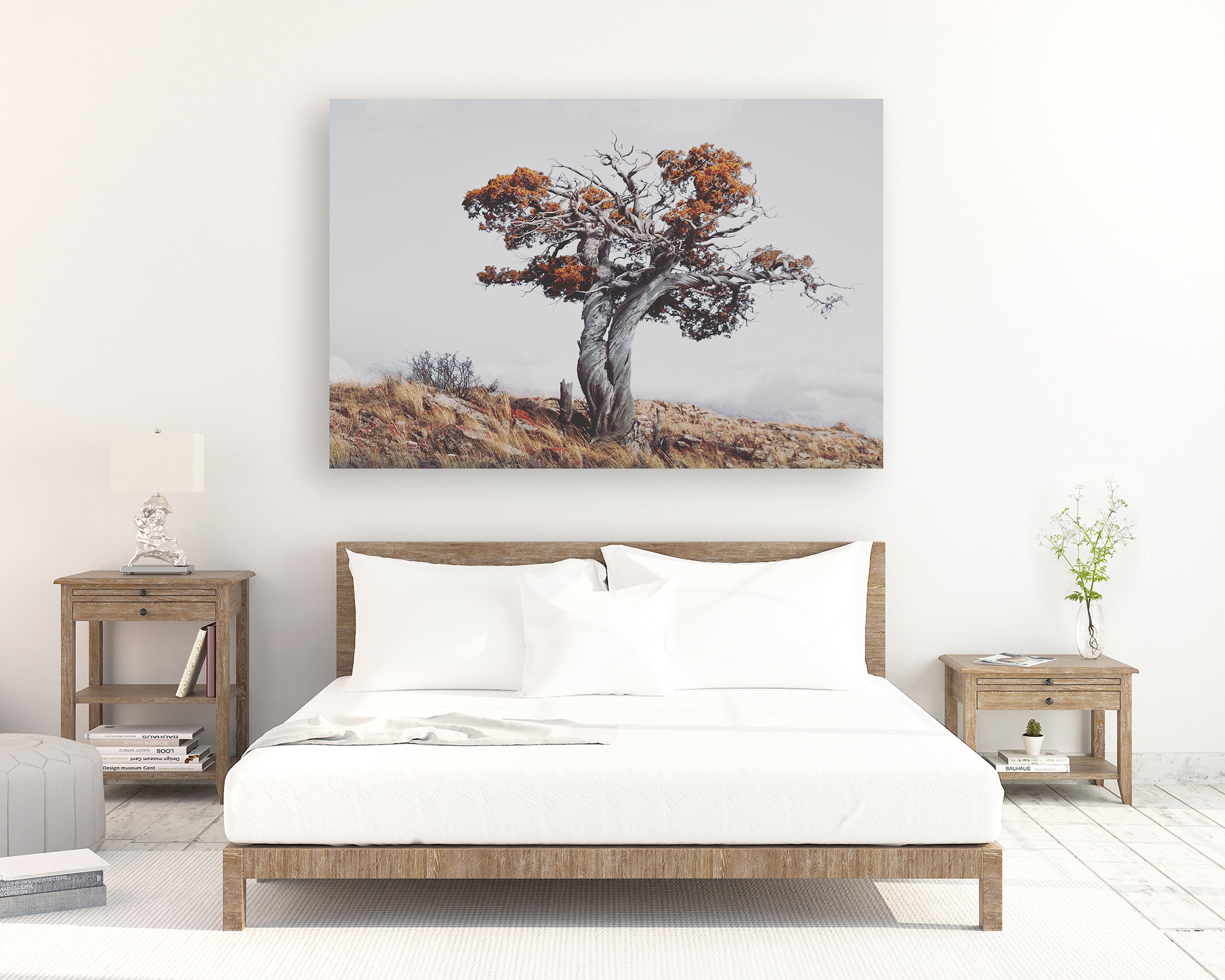 Old Twisted Tree Landscape Wall Art Large Wall Art Living Room