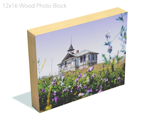 12x16 Wood Photo Block
