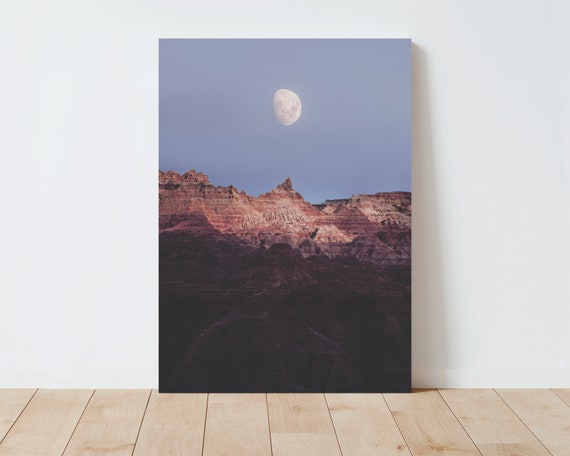 Badlands National Park Landscape Print - Landscape Wall Art - Boho Decor - Western Decor - Nature wall art - Nature photography - Mountains