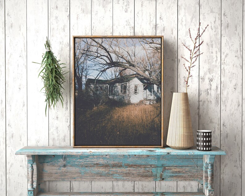 Framed Photo Rural Area Rural Farmhouse Landscape Photography - Etsy