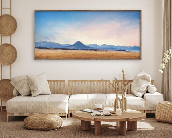 Rocky Mountain Front Panoramic Landscape - Mountain Photography - Large wall art - Western Decor
