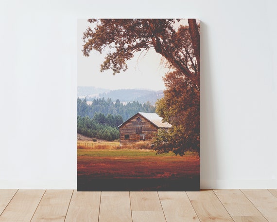 Rustic Landscape Photography Print - Barn Photography - Barn wall art - Farmhouse decor - Rustic Decor - Western Decor - Nature Wall Art